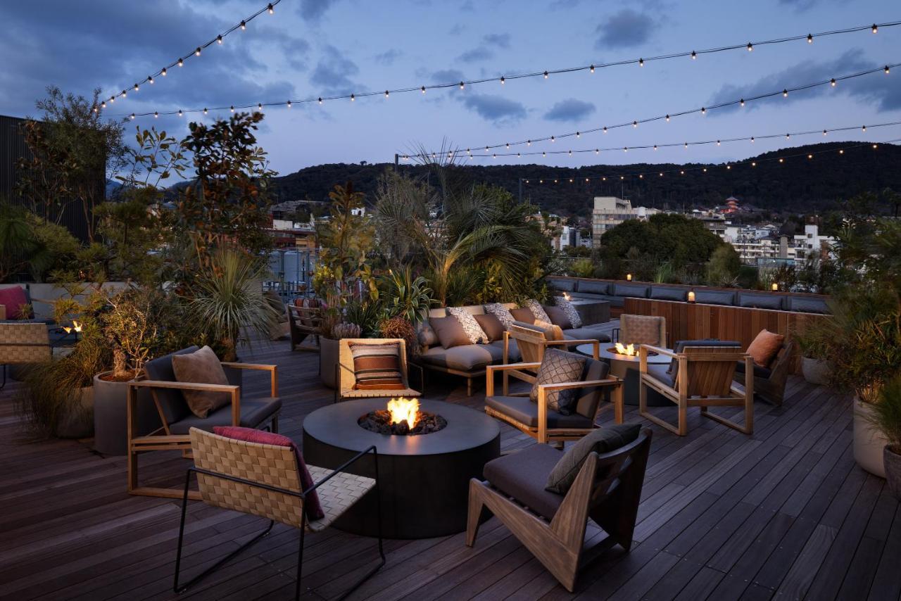 Nohga Hotel Kiyomizu Kyoto Luaran gambar The rooftop terrace at the Hotel